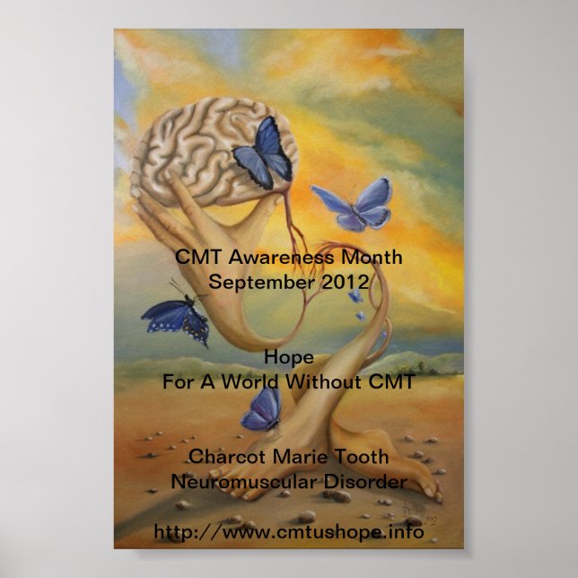 Mois de la sensibilisation au CMT 2012 Poster avec (Devant)