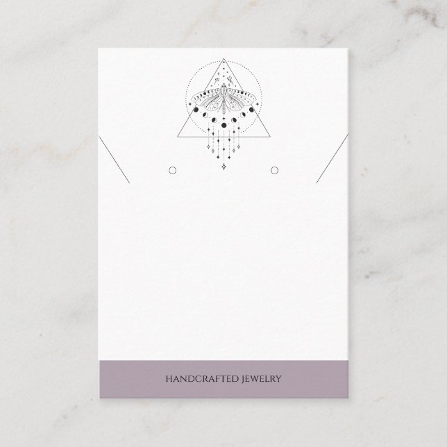 Mois de phase de la lune de Heather | Carte d'affi (Devant)