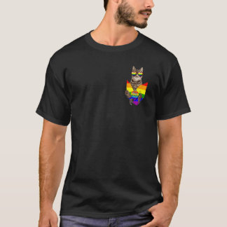 Mois des fiertés LGBT Gay Love T-shirt LGBT Chat