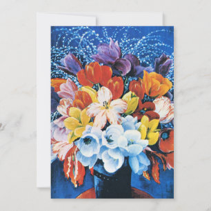 Moise Kisling, Bouquet of Tulips, Holiday Card