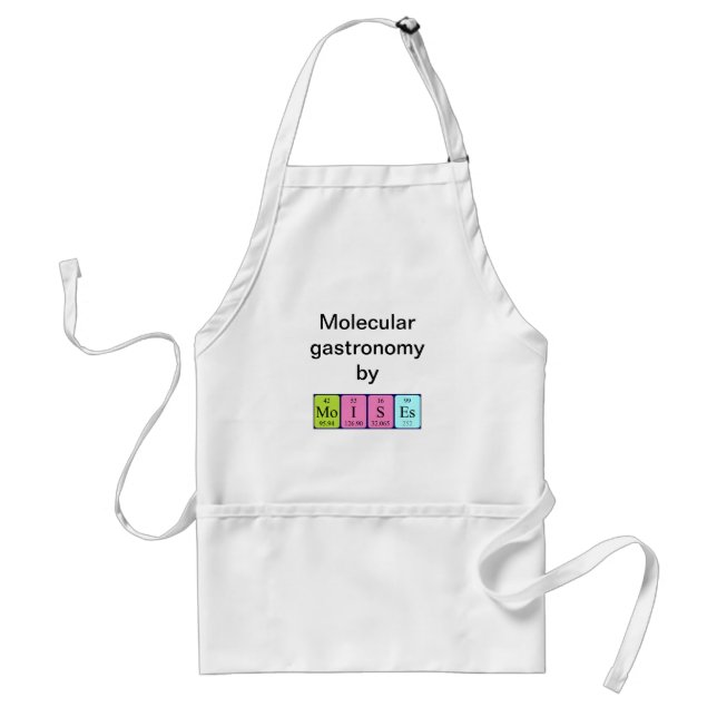 Moises periodic table name apron (Front)