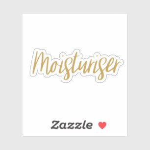 Moisturiser Storage Sticker