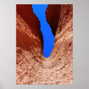 Mojave Canyon – Vertical Desert Sky Poster