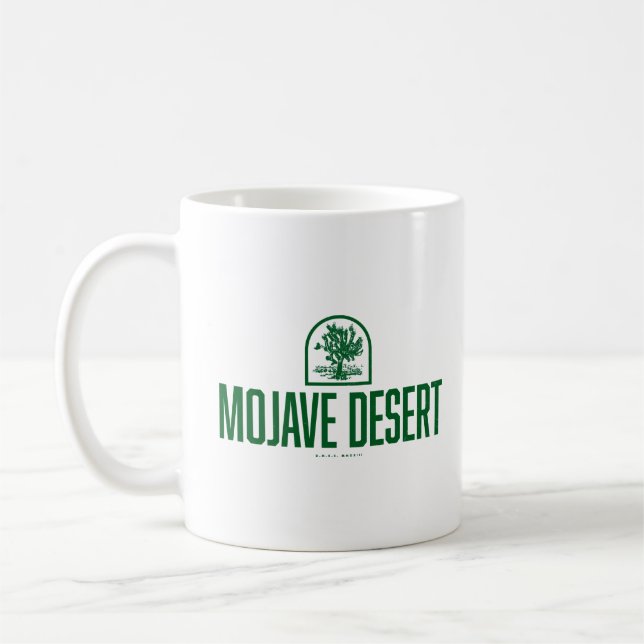 Mojave Desert Joshua Tree Green  Coffee Mug (Left)