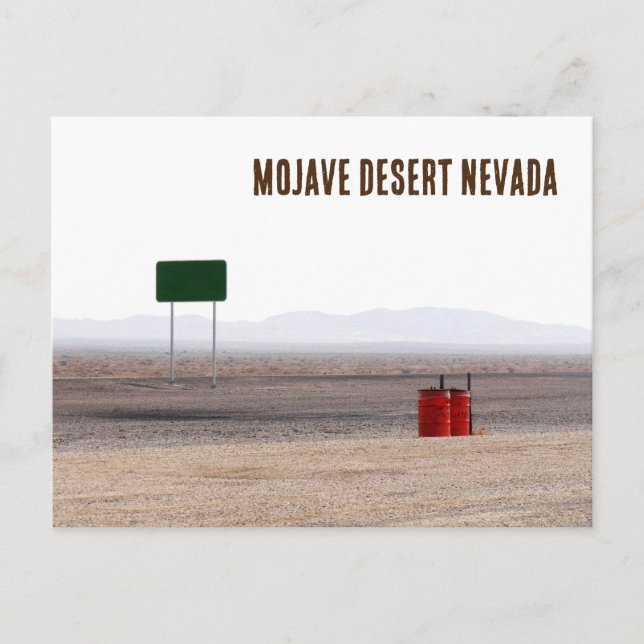 Mojave Desert Nevada Postcard (Front)