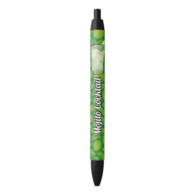 Mojito Black Ink Pen (Front Vertical)