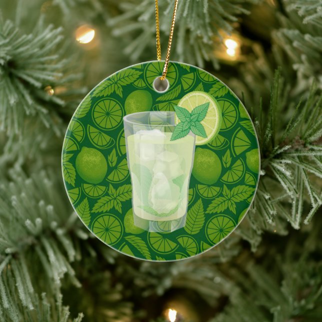 Mojito Ceramic Ornament (Tree)
