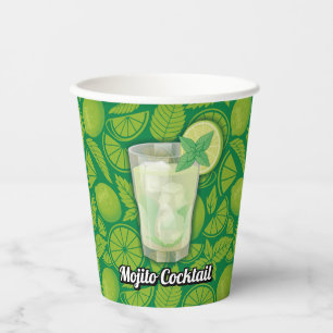 Mojito Cocktail Paper Cups