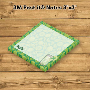 Mojito Cocktail Post-it Notes
