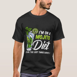Mojito Diet Funny Party Cocktail Mix Bartender Quo T-Shirt