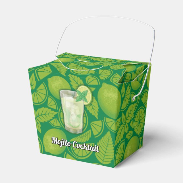 Mojito Favor Box (Front Side)