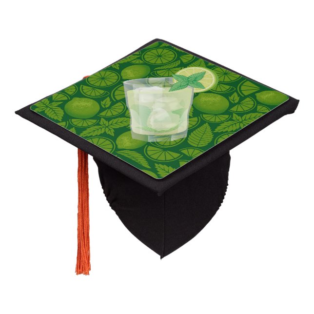 Mojito Graduation Cap Topper (Angled)