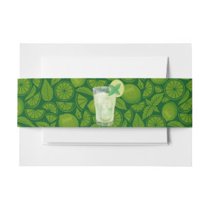 Mojito Invitation Belly Band