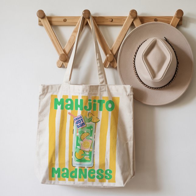 Mojito Madness Mahjong Tote Bag (Creator Uploaded)