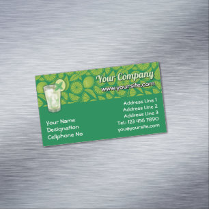 Mojito Magnetic Business Card