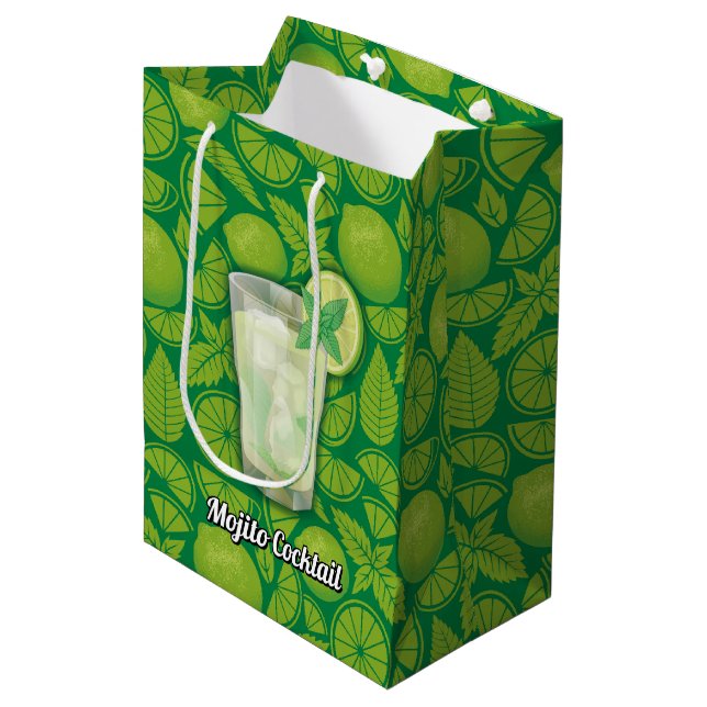 Mojito Medium Gift Bag (Front Angled)