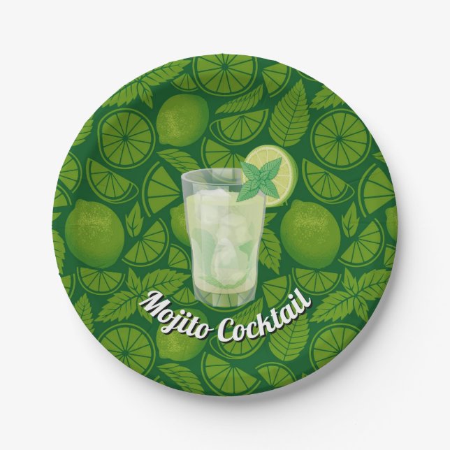 Mojito Paper Plate (Front)