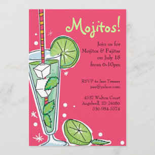 Mojito Party Invitations
