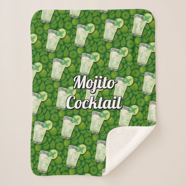 Mojito Sherpa Blanket (Front)