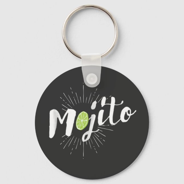 Mojito summertime with a lemon keychain (Front)