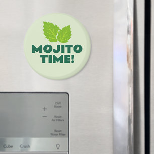 Mojito Time aimant de frigo drôle pour amateur de 