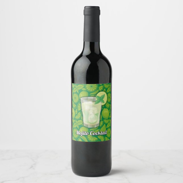 Mojito Wine Label (Front)