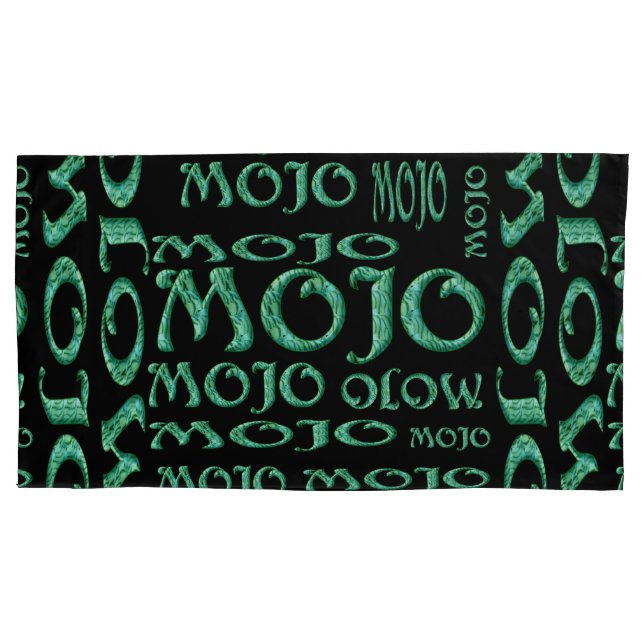Mojo black king pillowcase (Front)