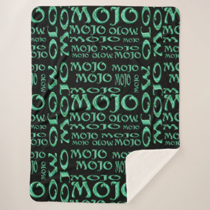 Mojo black sherpa blanket