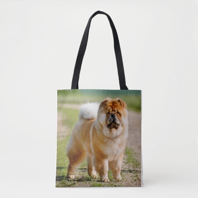 Mojo Chow Shoulder Tote Bag (Front)