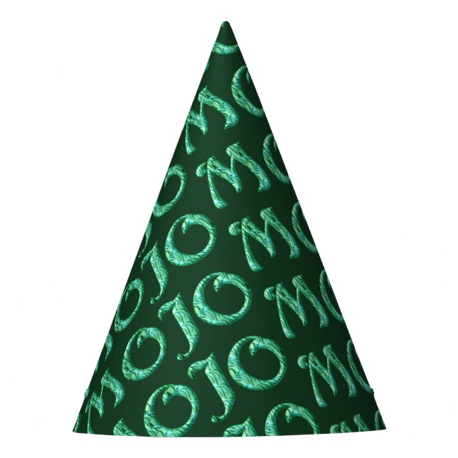 Mojo green party hats (Front)