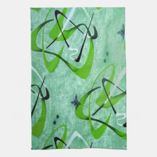 MoJo Kitchen Towel : BOOMERANG 2 - CHARTREUSE
