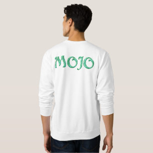 Mojo men white sweatshirt back