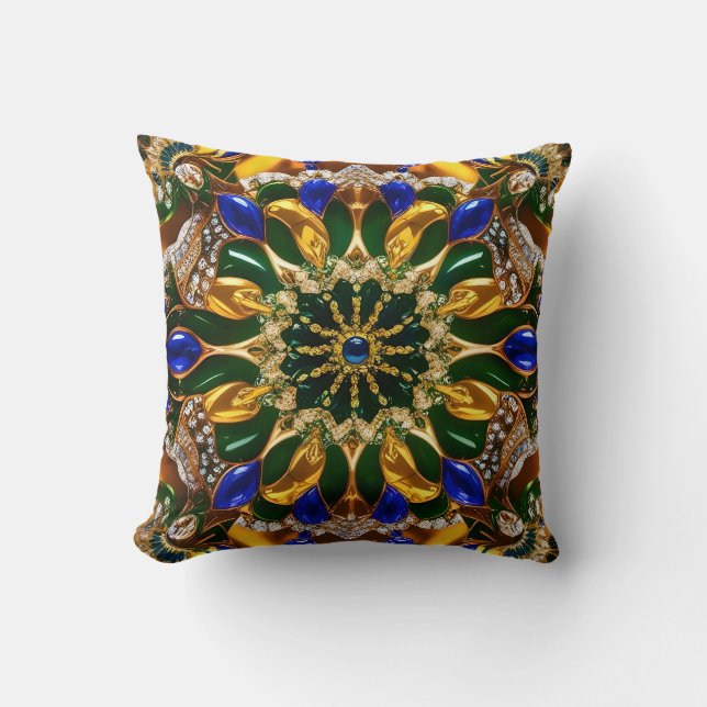  MoJo Pillow with Brazil Colours Design (Front)