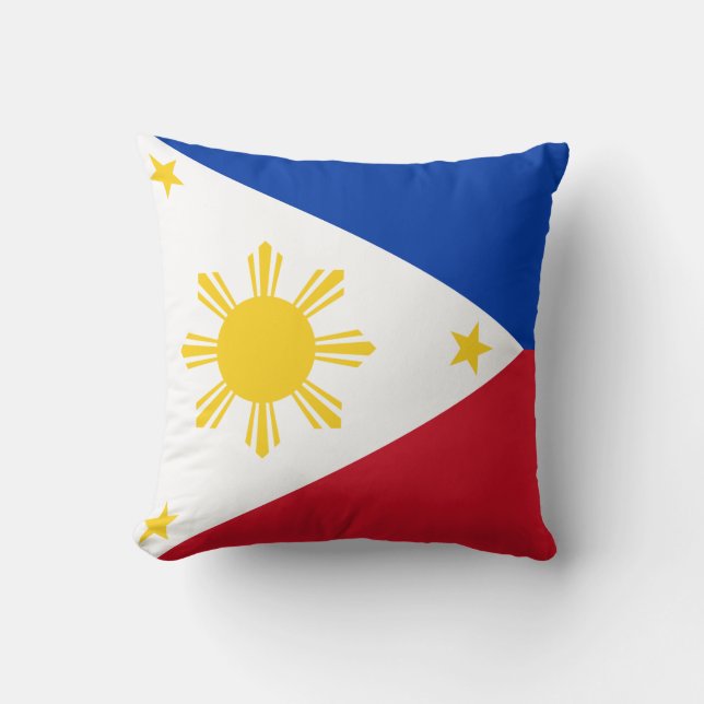 MoJo Pillow with flag of Philippines (Front)