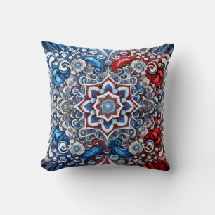  MoJo Pillow with French Colours Design