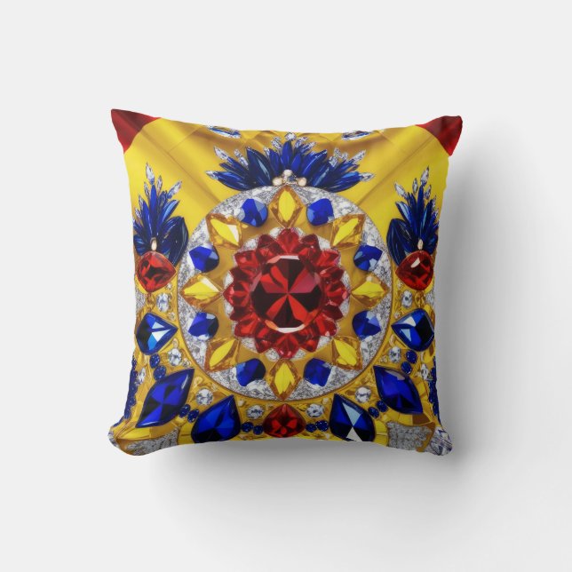  MoJo Pillow with Romanian Colours Design (Front)