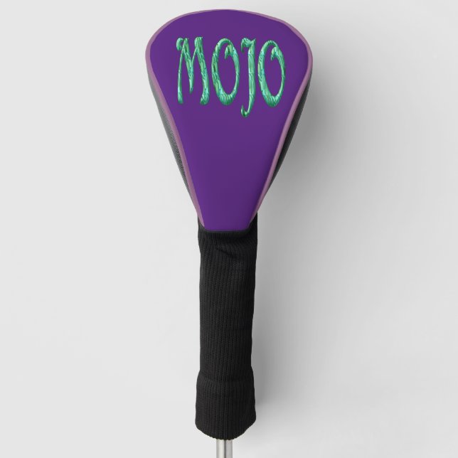 Mojo purple golf driver cover (Front)