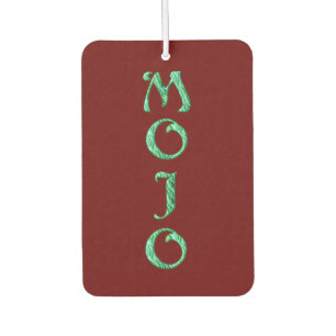 Mojo red car air freshener