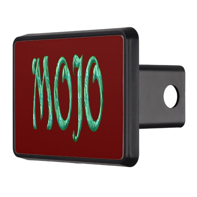 Mojo red hitch cover receiver (Left)