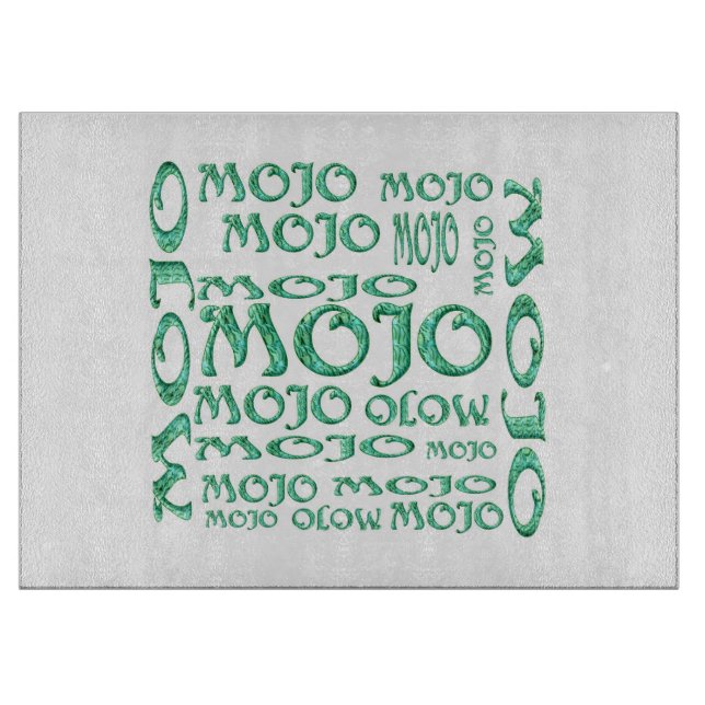 Mojo white glass cutting board (Front)