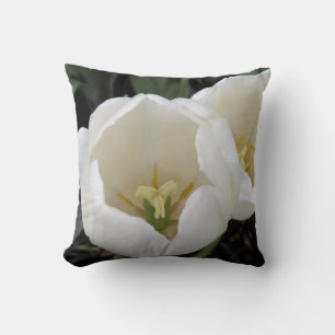 MoJo White Tulip Pillow for Mom