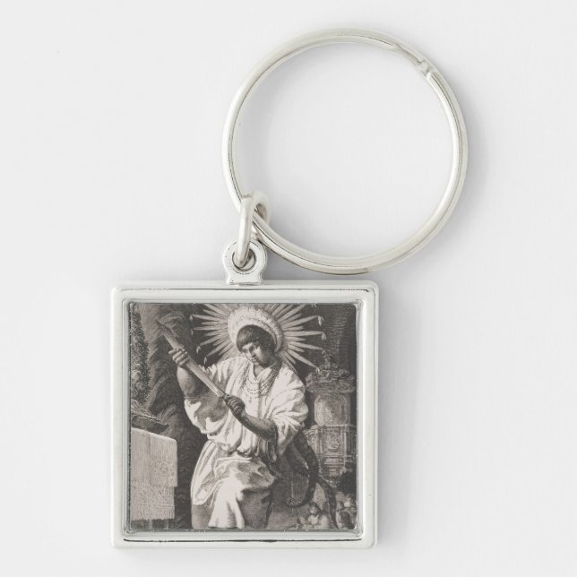Mojos Indian Keychain (Front)