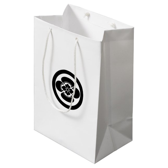 Mokko in a circle medium gift bag (Front Angled)