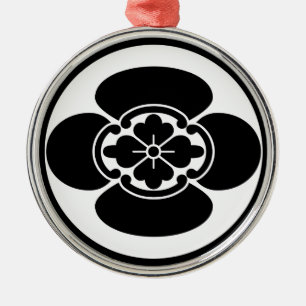 Mokko in rice cake metal ornament