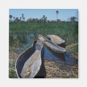 Mokoro's Okavango Delta, Botswana Magnet