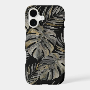Moku Island Aquarelle Hawaïenne Monstera - Noir