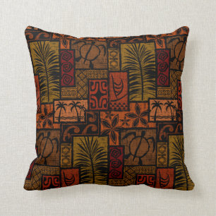 Moku Malihini Throw Pillow