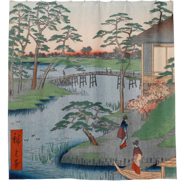 Mokuboji Temple Vintage Ukiyo-e Japanese Art (Front)