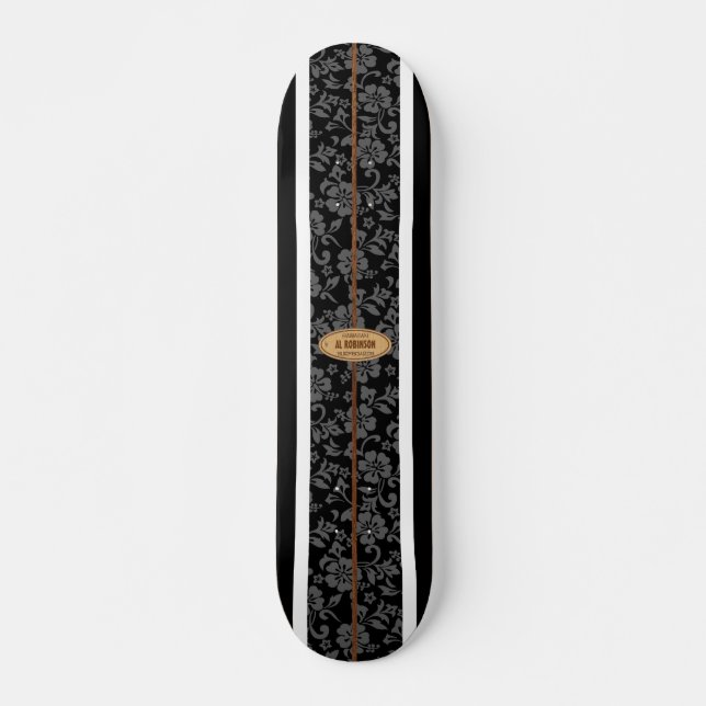 Mokuleia Customizable Vintage Surf Skateboard (Front)