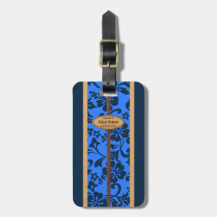 Mokuleia Hawaiian Faux Wood Monogram Surfboard Luggage Tag
